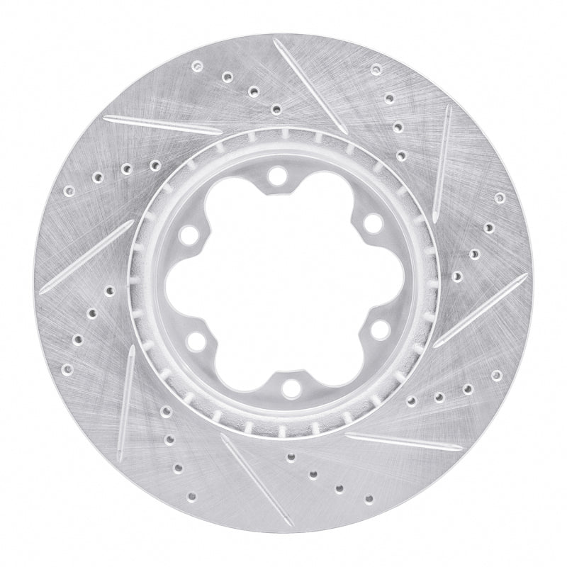 R1 03-06 Renault Laguna (Mexico) Front Left Drilled & Slotted Silver Brake Rotor