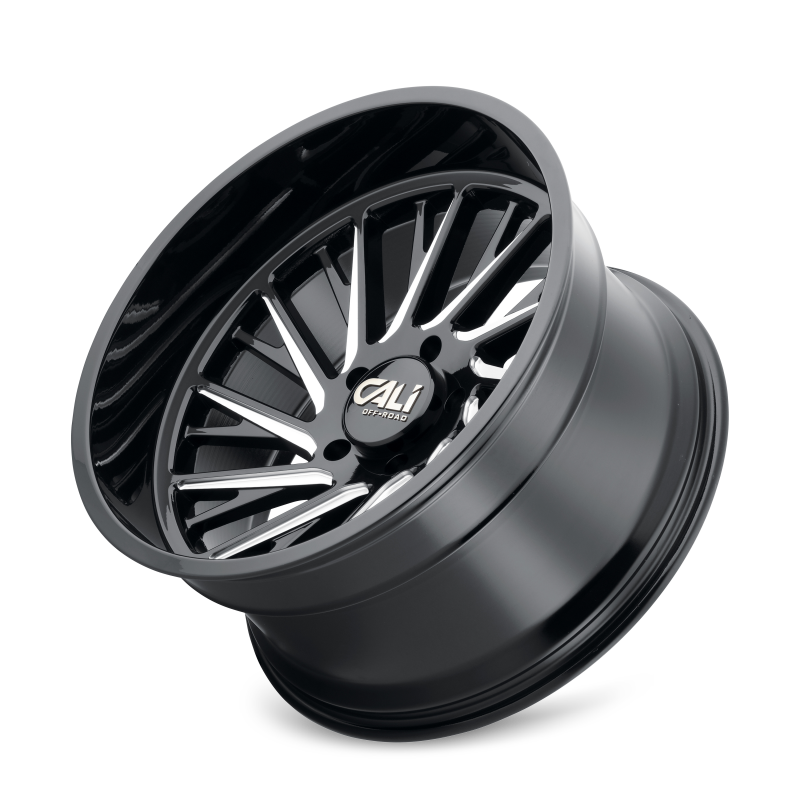 Cali Off-Road 9114 Purge 20x10 / 6x139.7 BP / -25mm Offset / 106mm Hub Gloss Black Milled Wheel