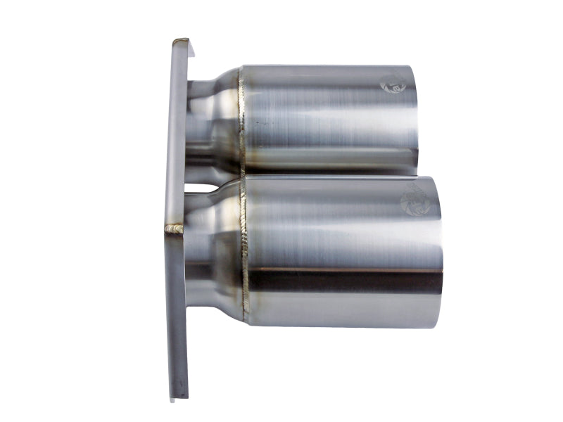aFe Power Mach Force Xp 4in 304 SS Bolt-On Exhaust Tips Brushed 14-19 Porsche 911 GT3 3.8L/4.0L