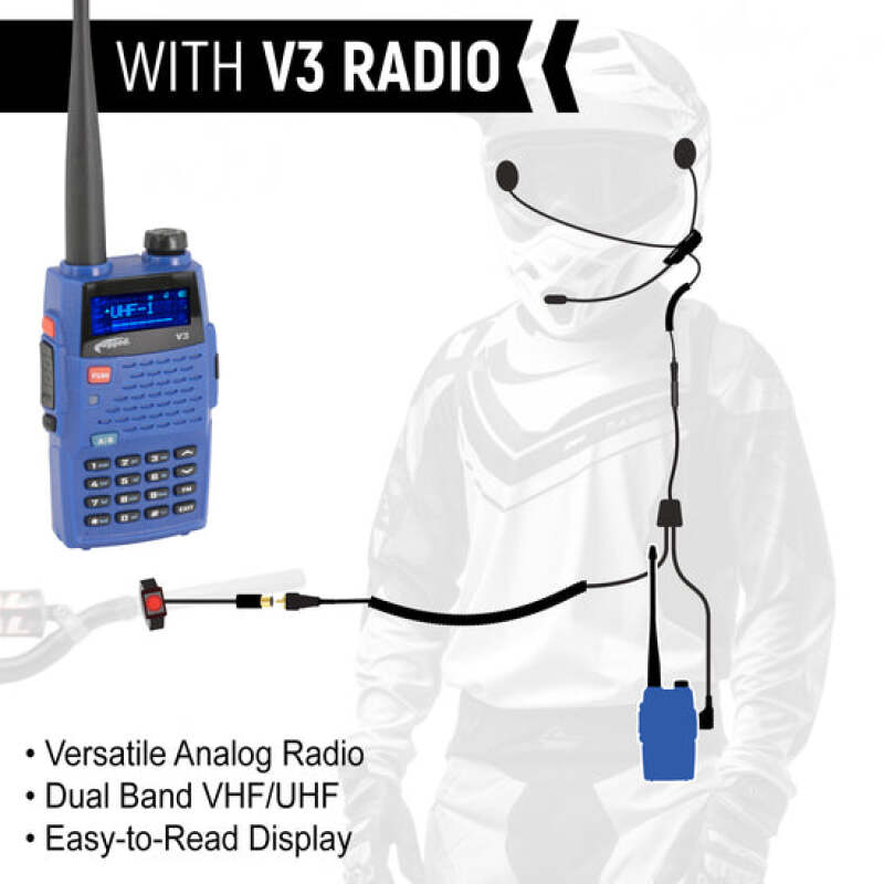 Rugged Radios CONNECT BT2 Bluetooth Moto Kit with Radio - R1