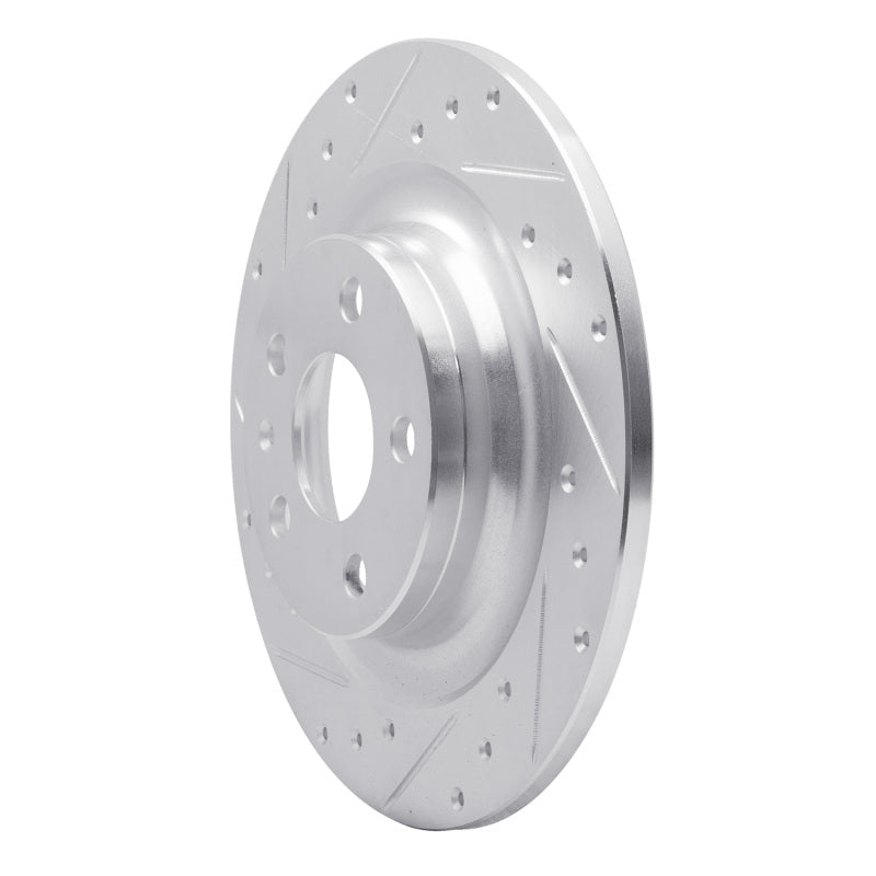 DFC 18-25 Volvo XC60/S60 Rear Left Drilled & Slotted Silver Brake Rotor