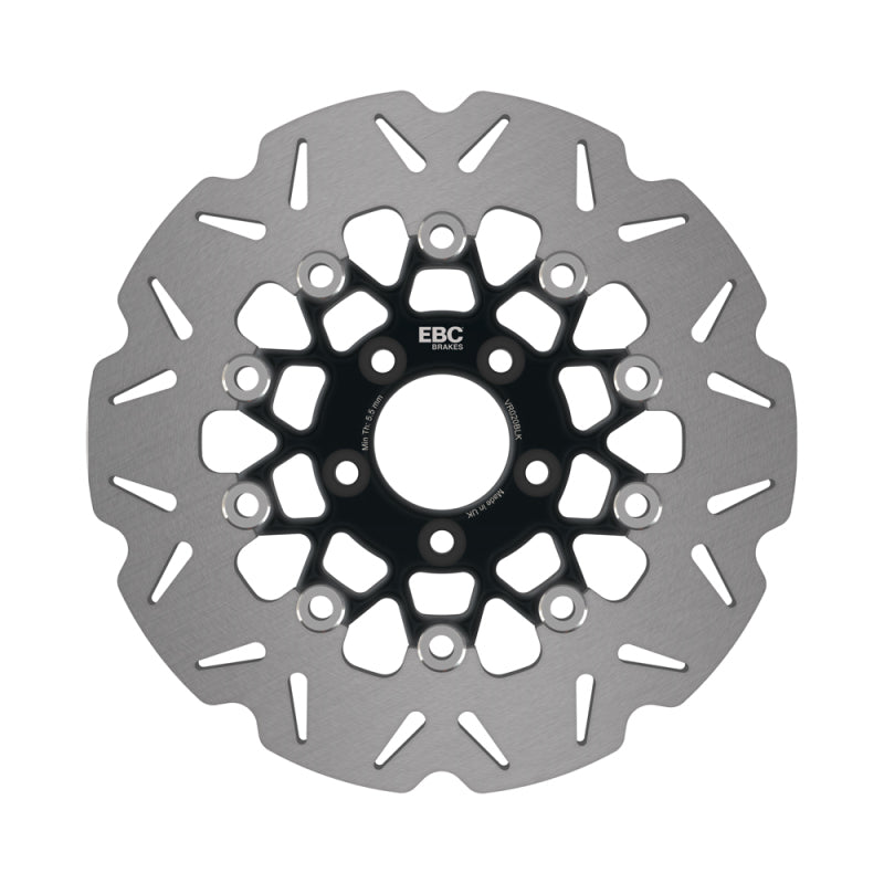 EBC 04-10 Harley-Davidson Sportster XL 883 Sportster Standard Rear Black Vee Rotor
