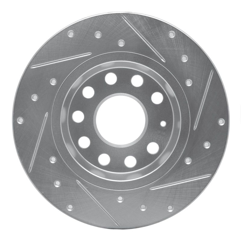 DFC 05-25 Audi A3 Quattro Rear Left Drilled & Slotted Silver Brake Rotor