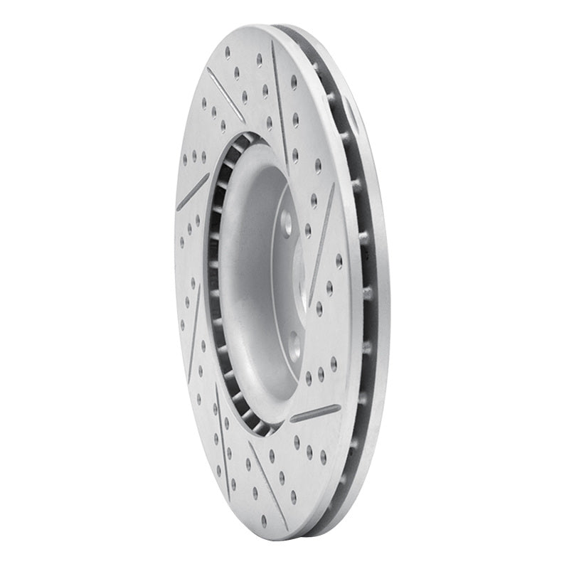 R1 16-25 Mazda MX-5 Miata Front Left Drilled & Slotted Geo-Carbon Rotor