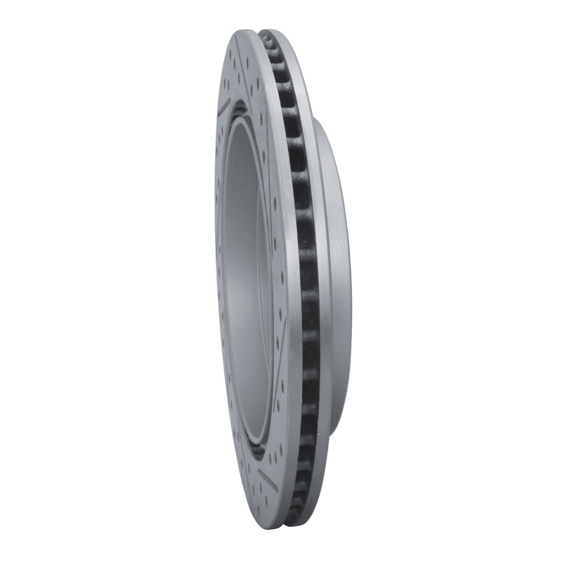 R1 10-16 Cadillac Srx Rear Left Drilled & Slotted Geo-Carbon Rotor