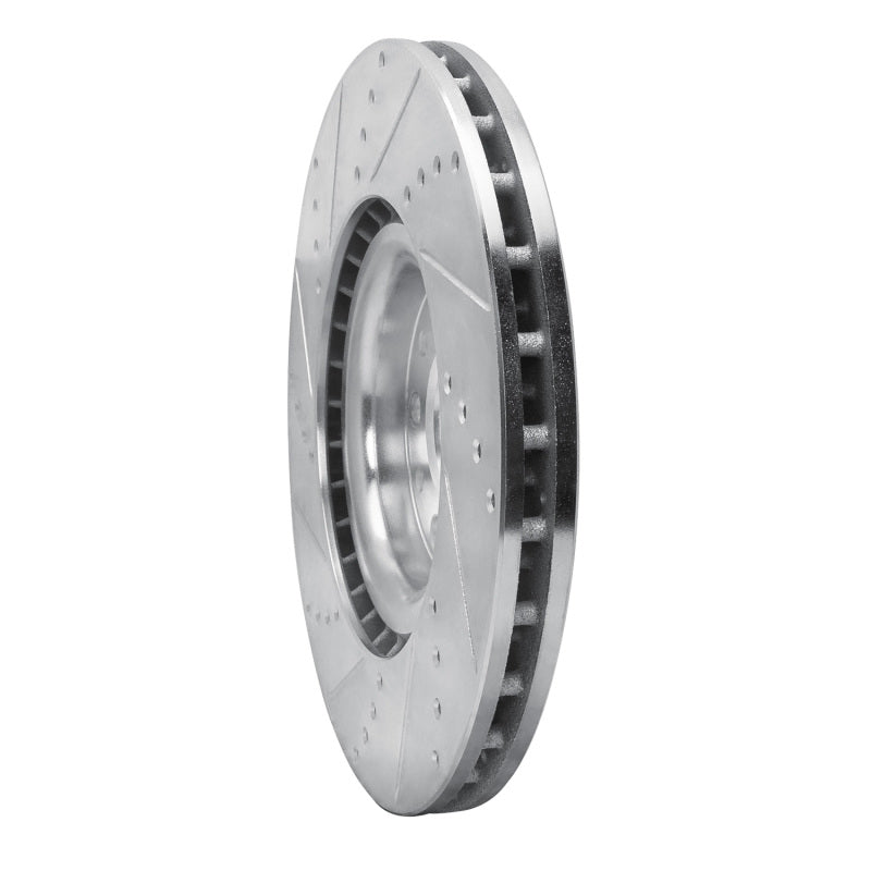 DFC 17-25 Alfa Romeo GIULIA Front Right Drilled & Slotted Silver Brake Rotor