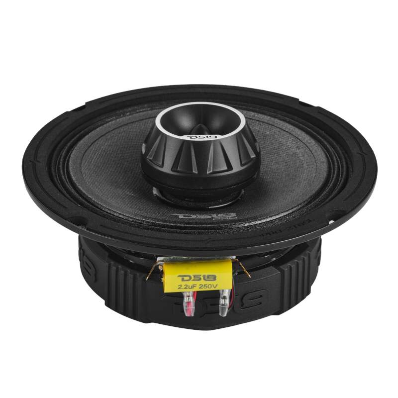 DS18 6.5in 200 Watts RMS 4 ohm Mid-Range Water Resistant Cone Shallow Loudspeaker