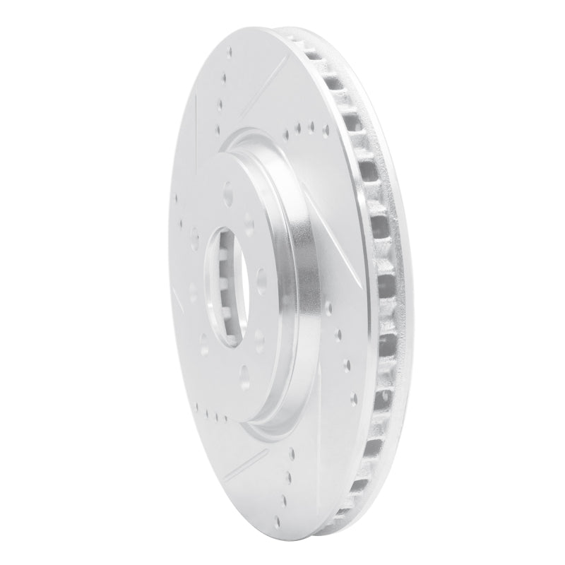 DFC 06-10 Pontiac Solstice Front Left Drilled & Slotted Silver Brake Rotor