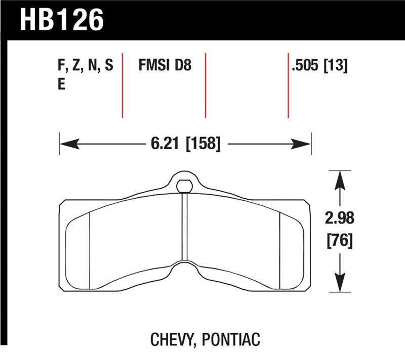 Hawk Performance Ceramic Street Brake Pads