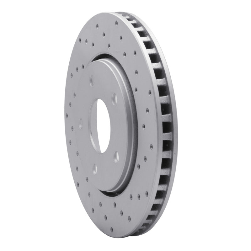 DFC 08-16 Chrysler Town & Country Front Right Drilled Geoperformance Rotor