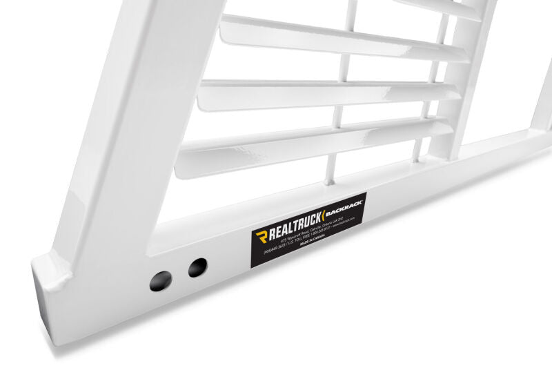 BackRack 19-23 Chev/GMC Silverado/Sierra 1500 (Nw Bdy) Louvered Rack Frame ONLY (Req. HW) - White