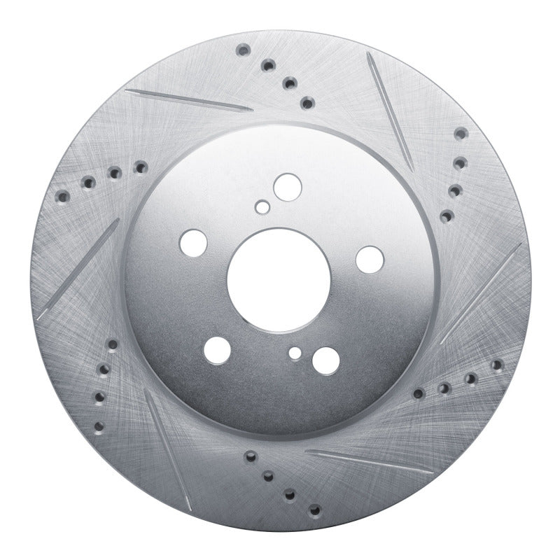 DFC 19-25 Toyota Corolla (Mexico) Front Right Drilled & Slotted Silver Brake Rotor