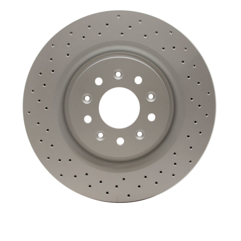 R1 00-06 Jaguar XKR Front Drilled GeoSPEC Coated Rotor