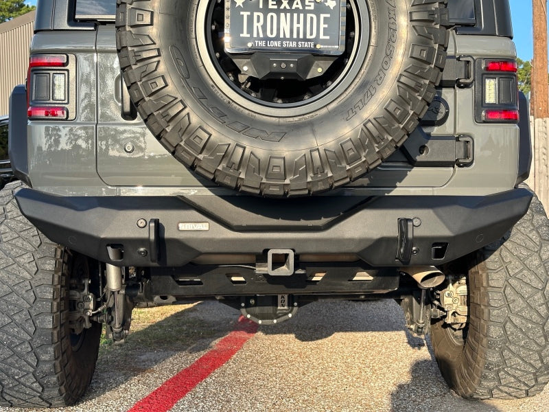 Rival 2018-2026 Jeep Wrangler JL Rear Aluminum Stubby Bumper