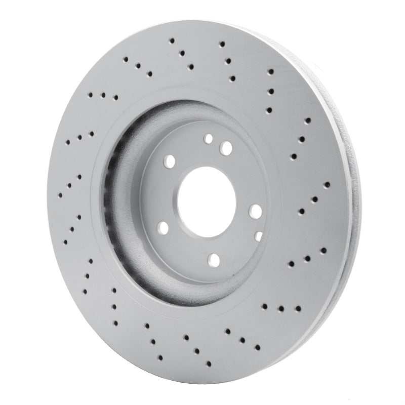 R1 03-11 Mercedes-Benz SLK300 Front Drilled GeoSPEC Coated Rotor