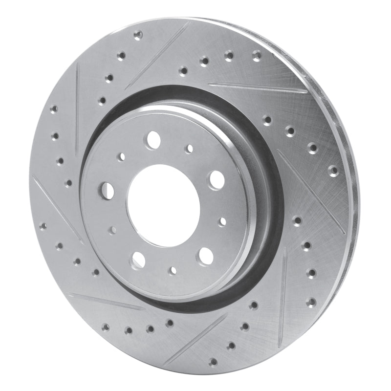 DFC 98-04 Volvo C70/S70/V70 Front Left Drilled & Slotted Silver Brake Rotor