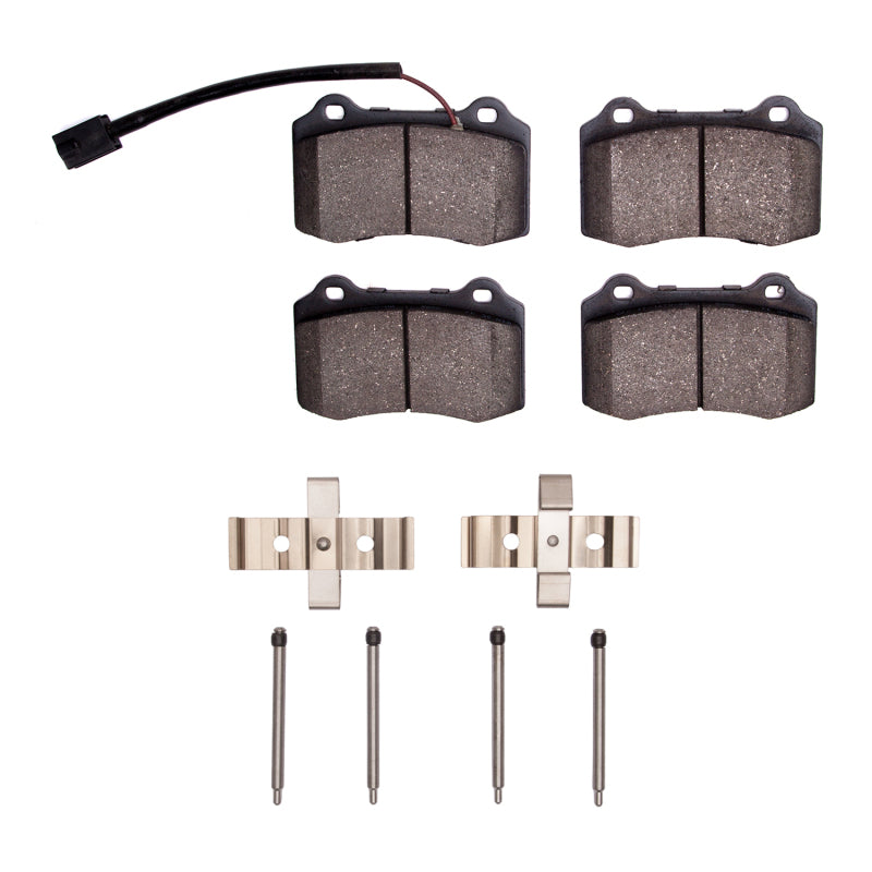 R1 2014-2022 Maserati Ghibli Rear R1 Semi Met Pads & Hardware Kit