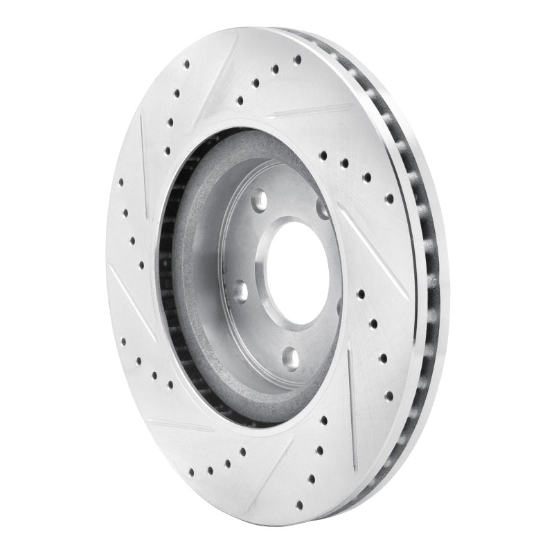 DFC 13-25 Infiniti JX35 Front Right Drilled & Slotted Silver Brake Rotor