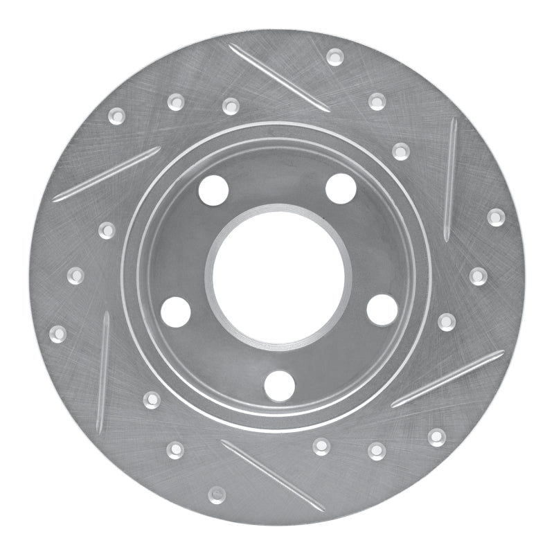DFC 96-05 Audi A4 Quattro Rear Left Drilled & Slotted Silver Brake Rotor