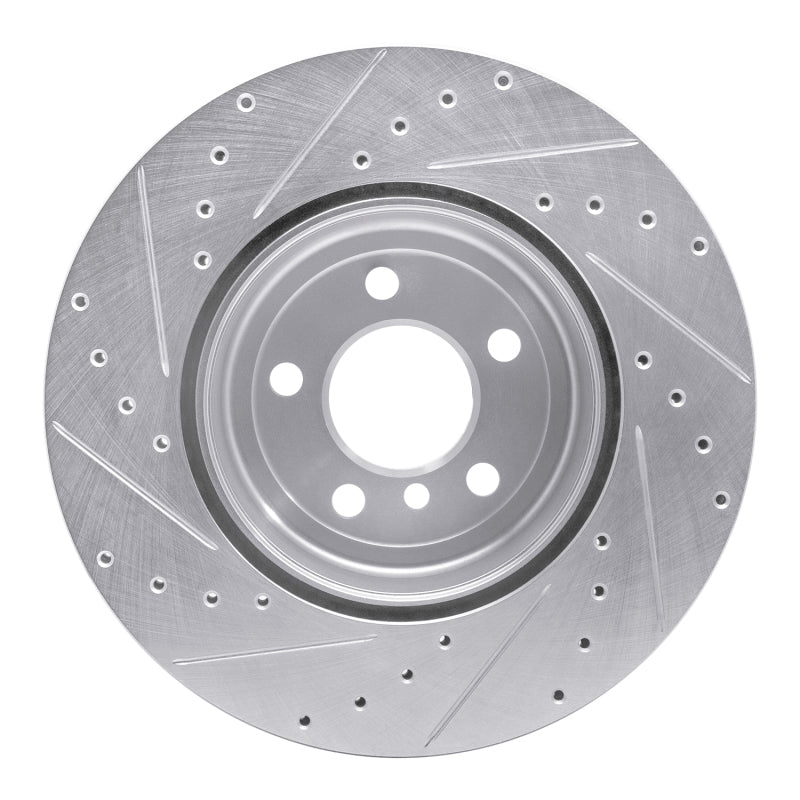 DFC 13-21 BMW M240I Coupe & Convertible Rear Right Drilled & Slotted Silver Brake Rotor