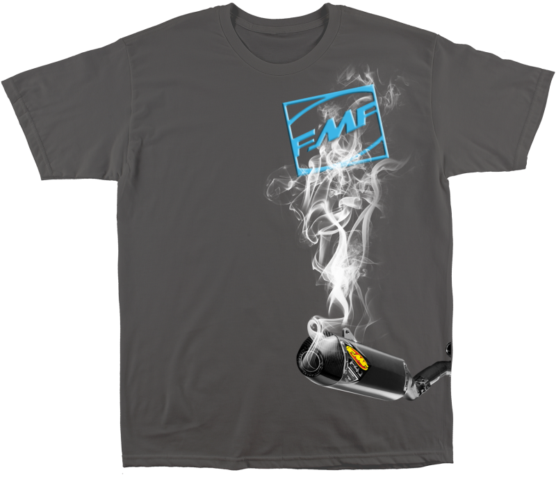 FMF Racing Boxcage Tee Charcoal Large