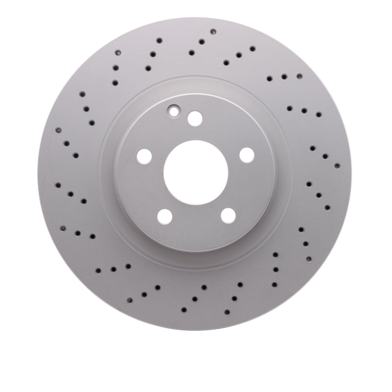 R1 07-13 Mercedes-Benz CL550 Front Drilled Carbon Alloy GeoMET Rotor