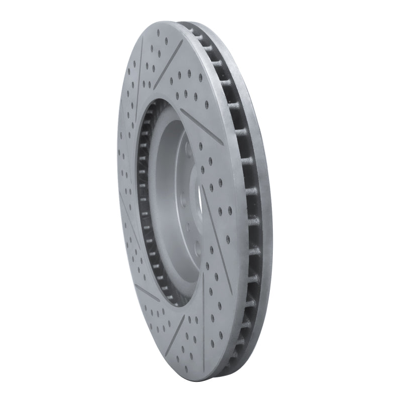 R1 10-16 Cadillac Srx Front Right Drilled & Slotted Geo-Carbon Rotor