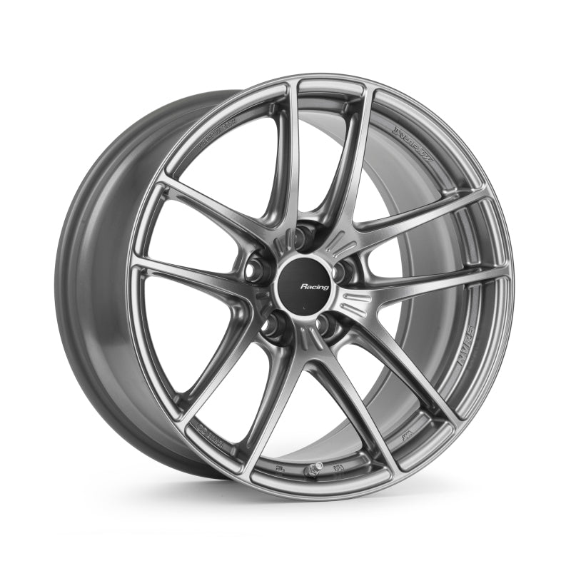 Enkei NVR5 18x10.5in / 5x114.3 BP / ET15 / 75mm Bore - Dark Hyper Silver Wheel