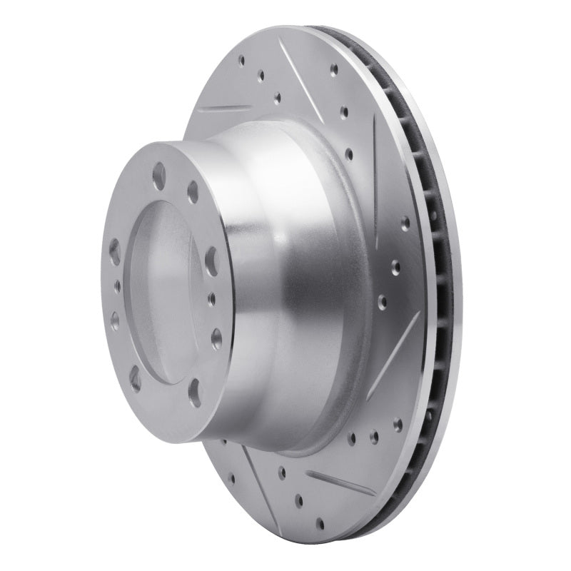 DFC 87-97 Porsche 944 Turbo Rear Right Drilled & Slotted Silver Brake Rotor