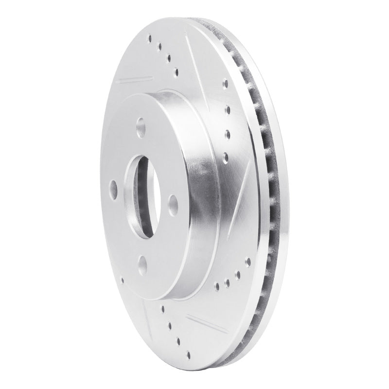 DFC 03-10 Chevrolet Cobalt Front Right Drilled & Slotted Silver Brake Rotor