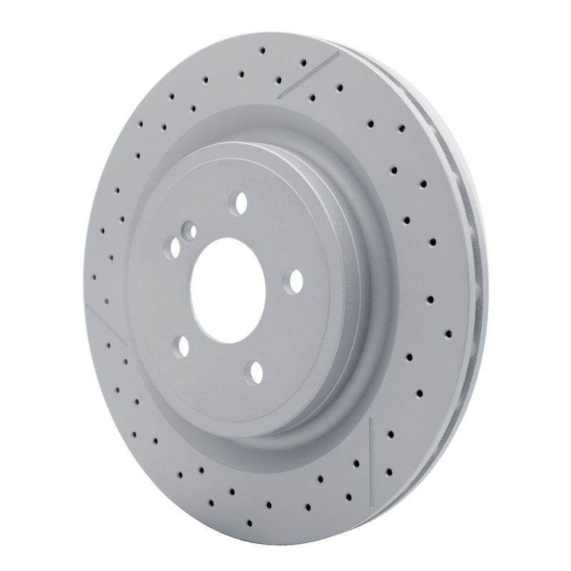 R1 12-20 Mercedes-Benz SLC43 AMG Rear Drilled & Slotted Carbon Alloy GeoMET Rotor
