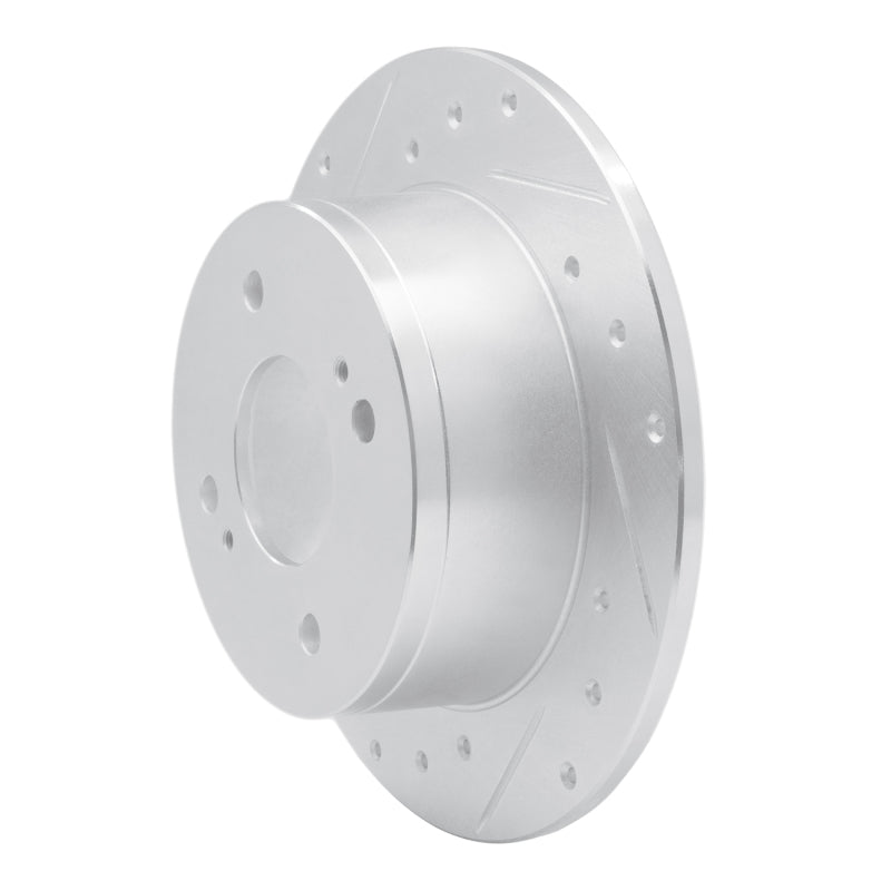 DFC 79-81 Nissan 200SX Rear Left Drilled & Slotted Silver Brake Rotor