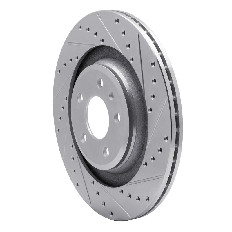 DFC 08-25 Audi Q5 Sportback Rear Right Drilled & Slotted Silver Brake Rotor