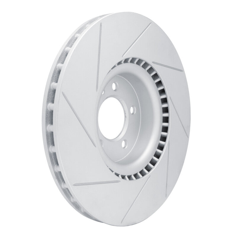 DFC 10-17 Land Rover Range Rover Front Right Slotted Geoperformance Rotor