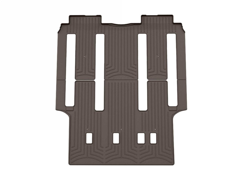 WeatherTech 22-25 Kia Carnival 7 & 8-Passenger Rear FloorLiner HP - Cocoa