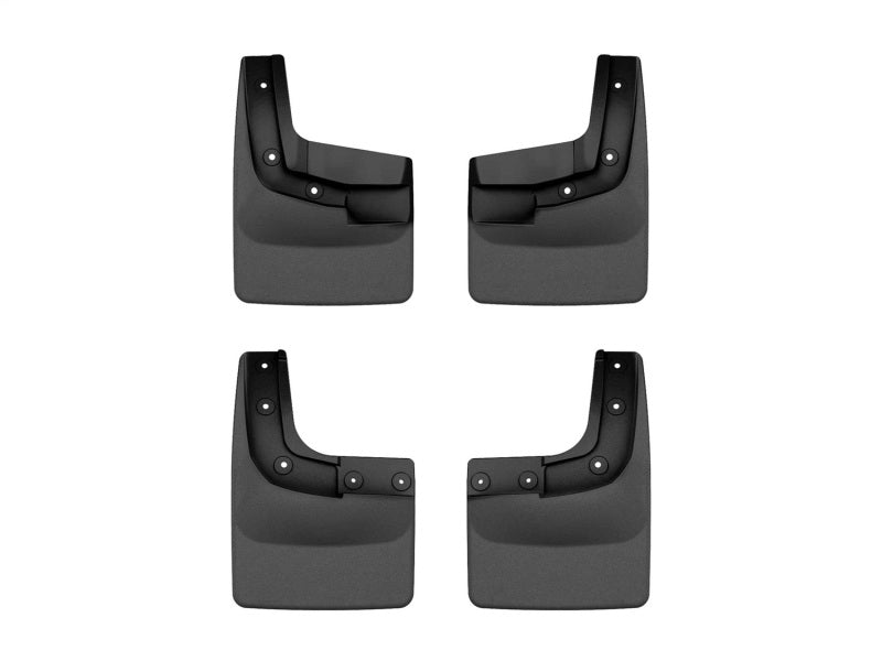 WeatherTech 2024 Ford Ranger (No Raptor) No Drill Rear MudFlaps - Black