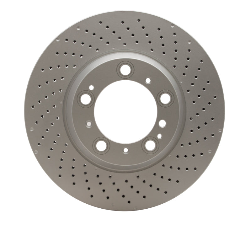 R1 99-23 Porsche 911 Right Rear Drilled GeoSPEC Coated Rotor