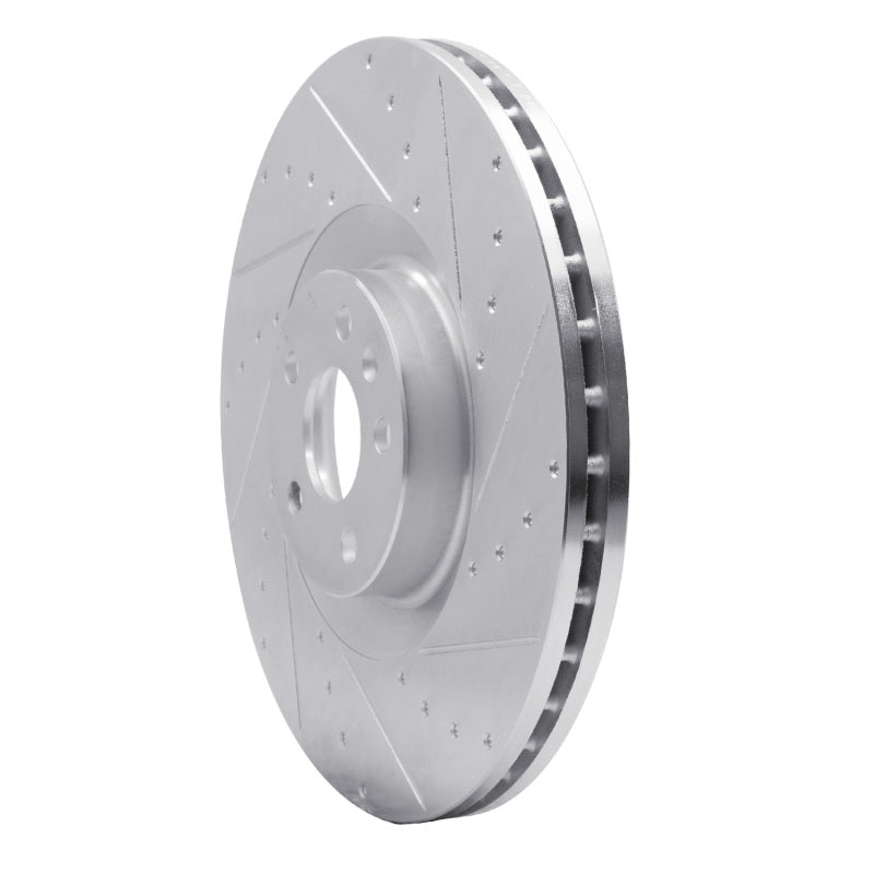 DFC 16-26 Volvo XC90 Front Right Drilled & Slotted Silver Brake Rotor