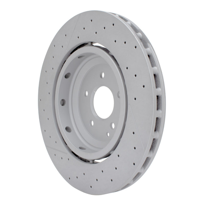 R1 06-11 Mercedes-Benz SLK55 AMG Front Drilled & Slotted Carbon Alloy GeoMET Rotor