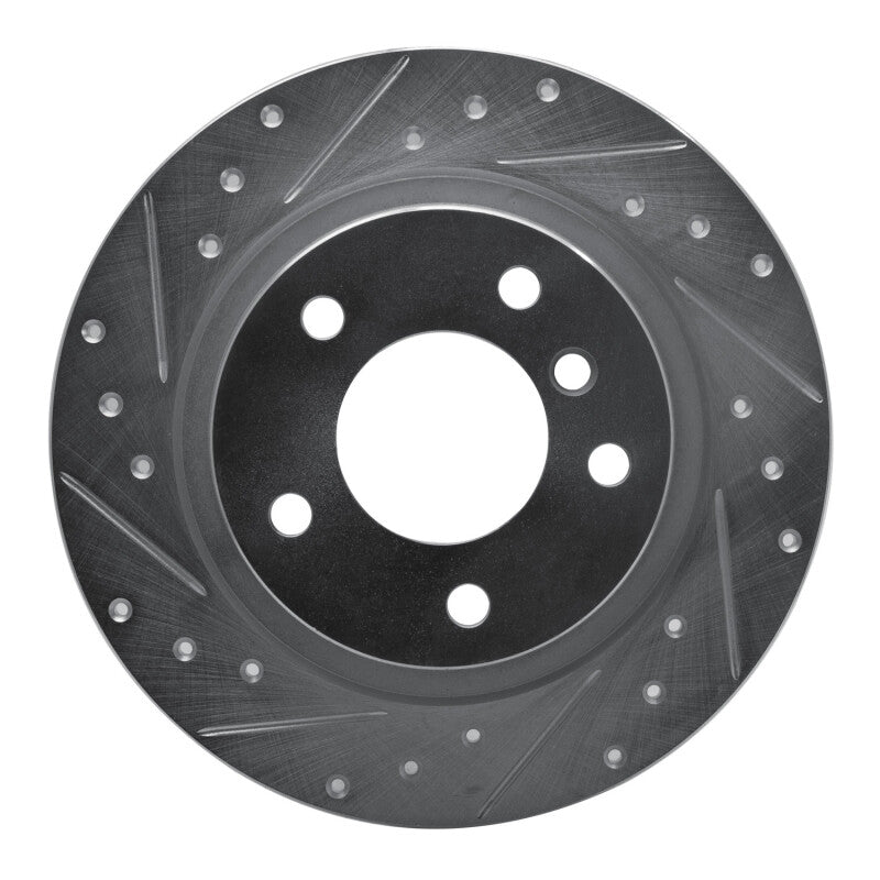 DFC 05-12 BMW 120i (Mexico) Rear Left Drilled & Slotted Silver Brake Rotor