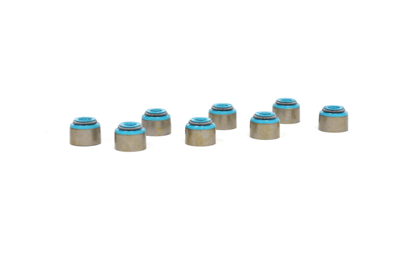 BLOX Racing Honda 5.5mm Valve Stem Seals Blue FKM - Set of 16 (Fits Both Intake & Exhaust)