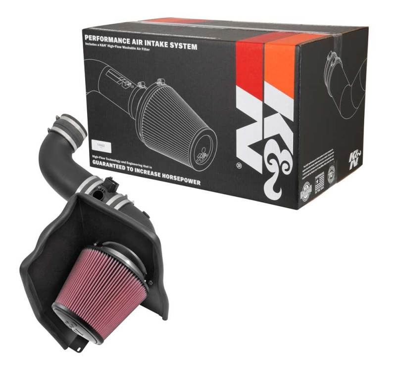 K&N 2015 Chevrolet Silverado / GMC Sierra 2500/3500HD 6.6L V8 Performance Intake Kit
