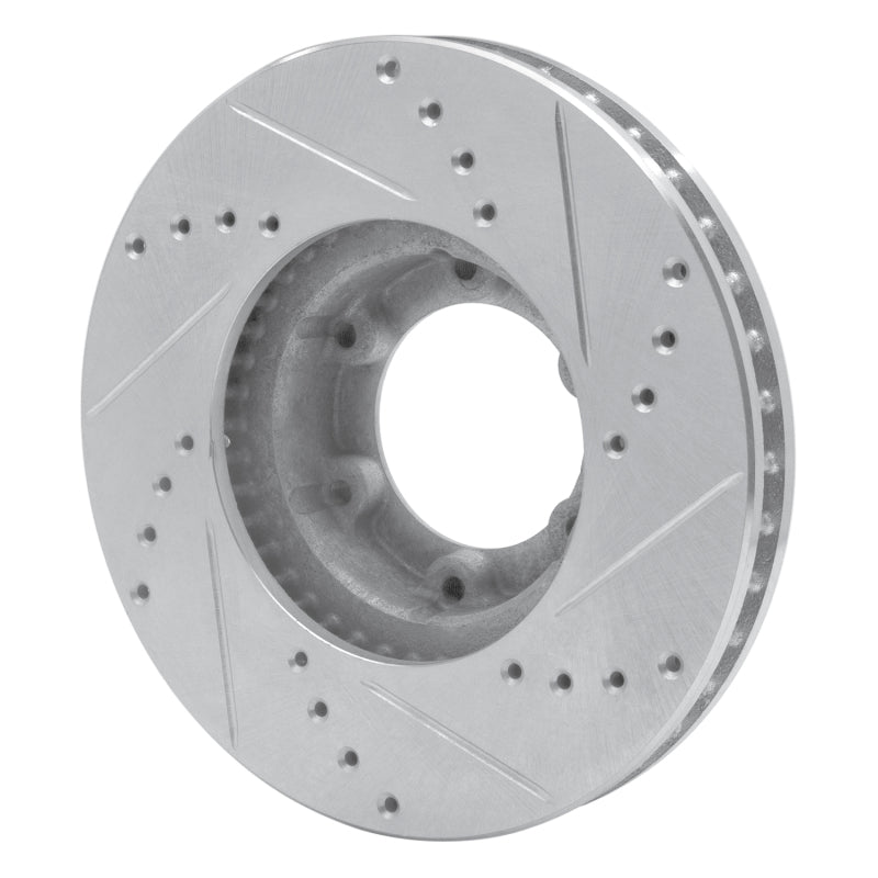 DFC 820093 Toyota Pickup Front Left Drilled & Slotted Silver Brake Rotor