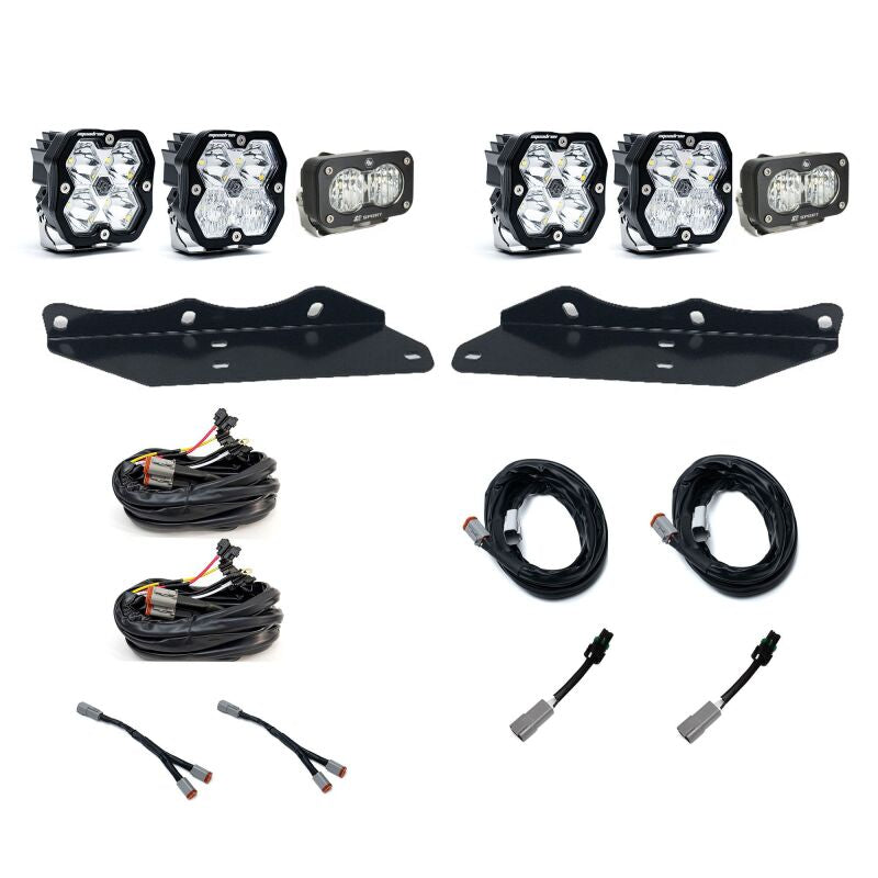 Baja Designs 17-20 Ford Raptor Squadron Sport 2.0/S2 Fog Pocket Kit (Multi Patterns) - Clear