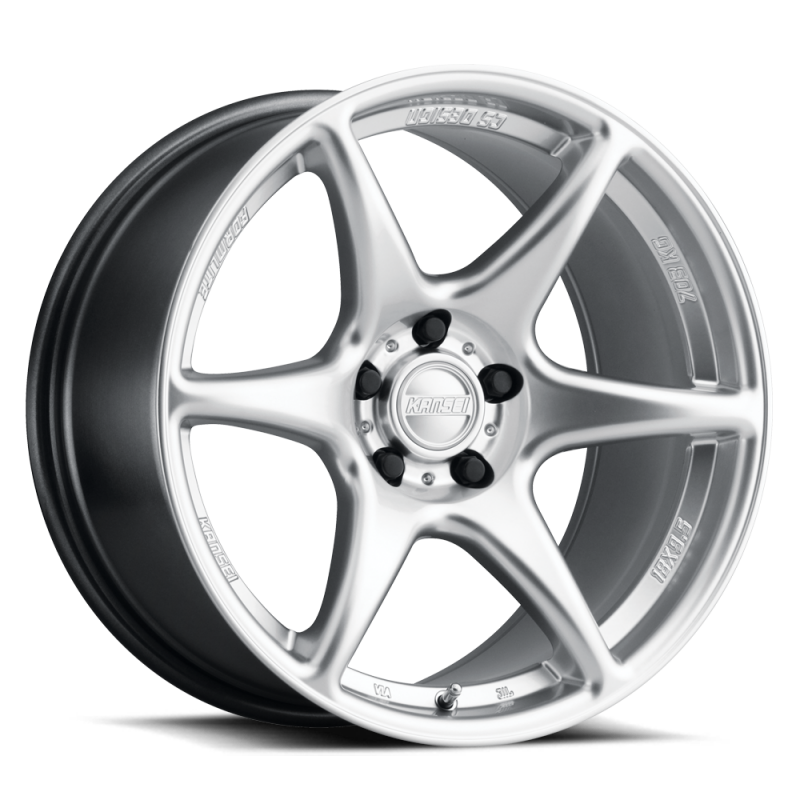 Kansei K11H Tandem 15x7in / 4x114.3 BP / 0mm Offset / 73.1mm Bore - Hyper Silver Machined Lip