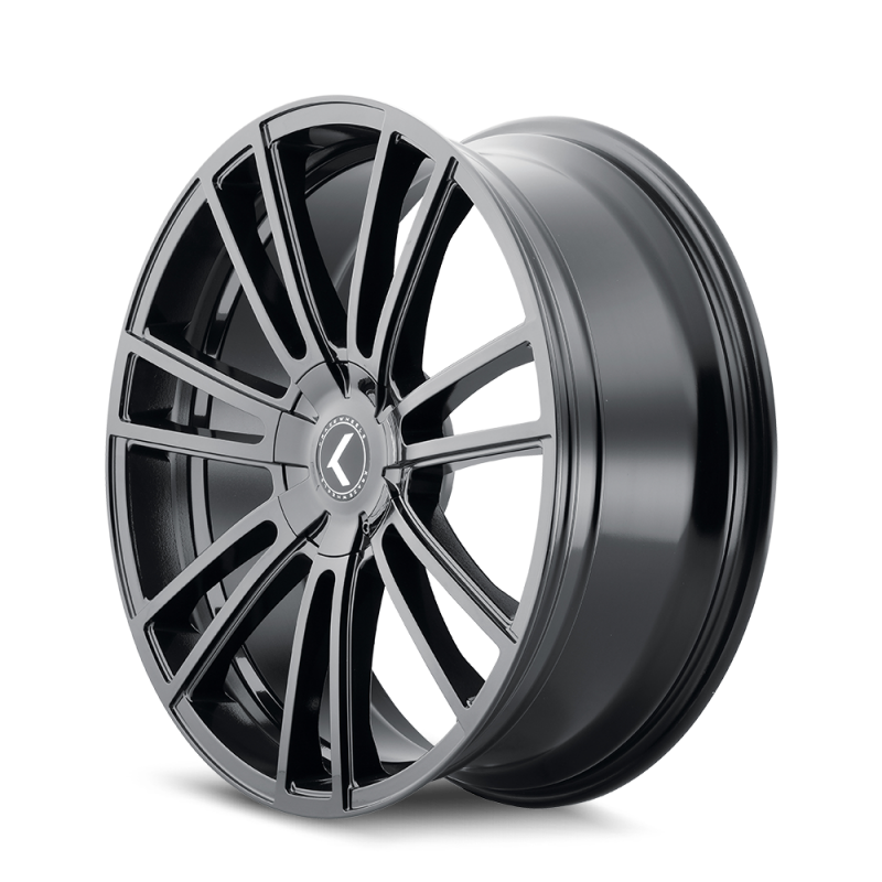 Kraze KR183 Spectra 22x8.5 / 5x108/114.3 BP / 38mm Offset / 72.62mm Hub Gloss Black Wheel