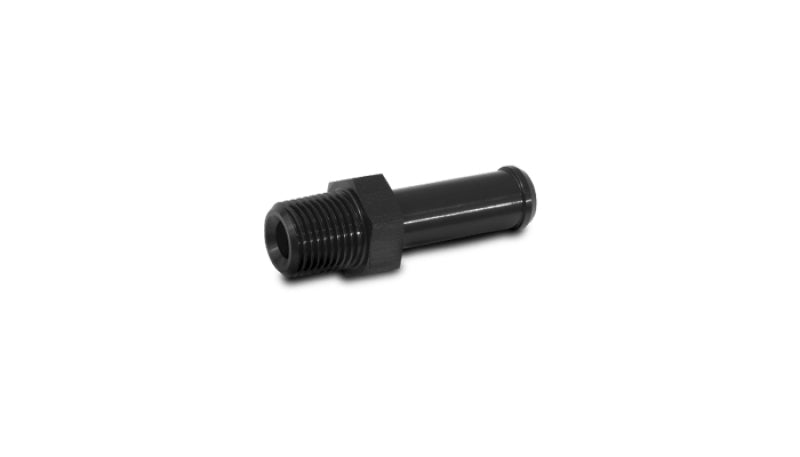 Vibrant 3/4in NPT to 3/4in Barb Straight Fitting - Aluminum