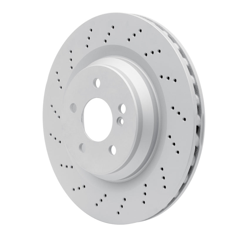 R1 03-12 Mercedes-Benz SL55 AMG Rear Drilled GeoSPEC Coated Rotor