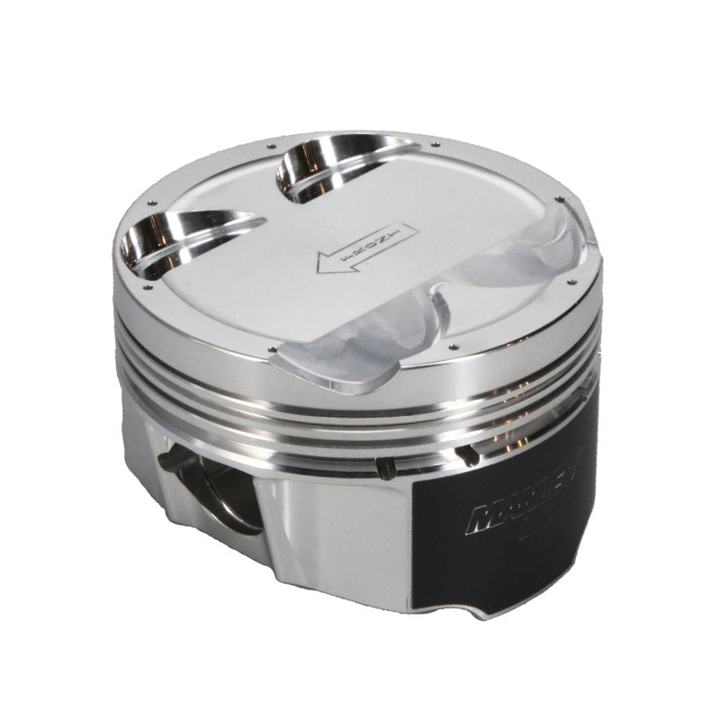 Manley Toyota 2JZGTE 86.25mm Bore +.25mm Oversize -1cc Dome 10:1 CR Turbo Tuff Piston Set w/ Rings