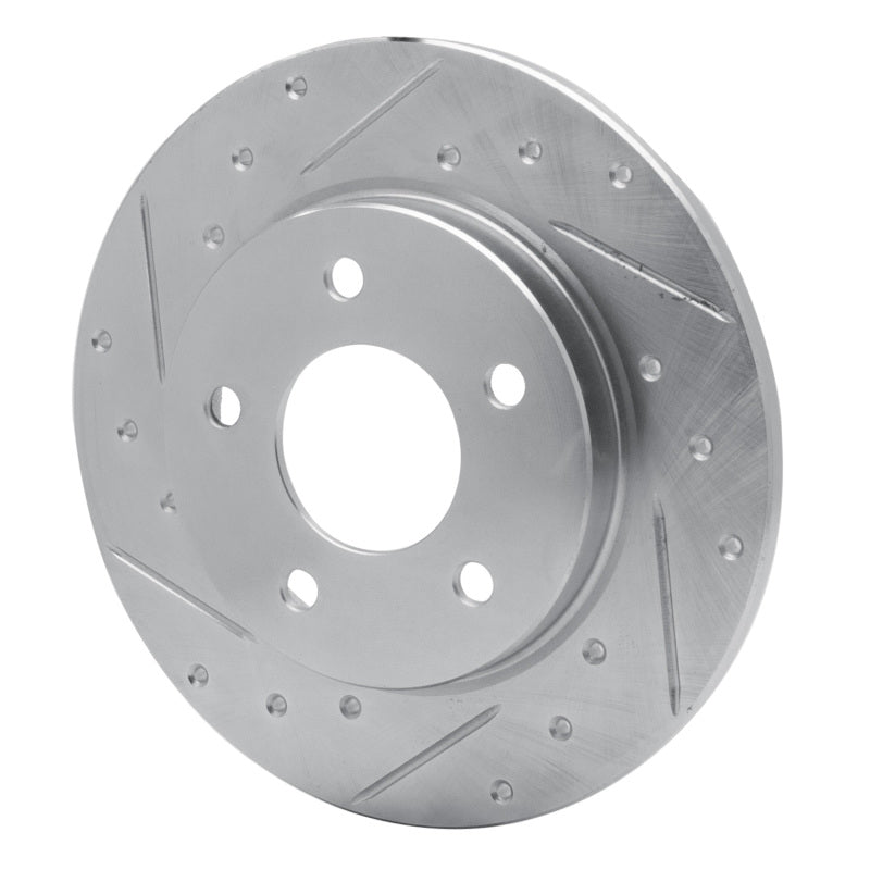 DFC 88-92 Dodge Monaco Rear Left Drilled & Slotted Silver Brake Rotor